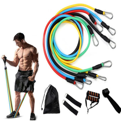 Bodybuilding Resistance Bands – Gym Rubber Sport Elastic Rope Pull Fitness Sports Accessories – Portable Bandas Elasticas Fitness